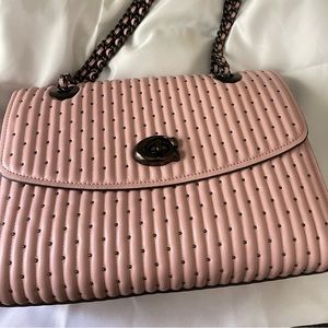 Coach Quilted Parker with Rivets